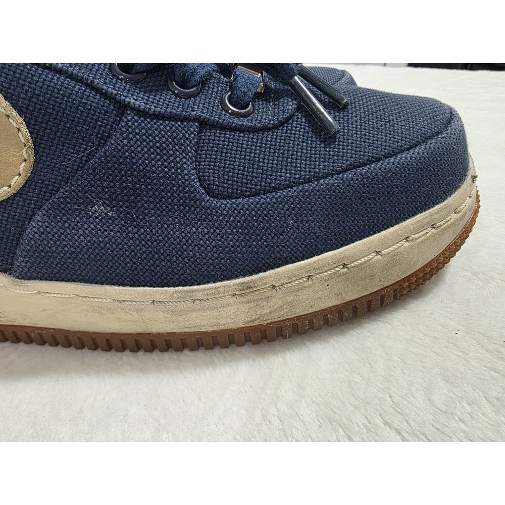 Nike Air Force 1 Low Supreme '07 Mens  Midnight Navy Shoes Size 8 - Picture 4 of 13